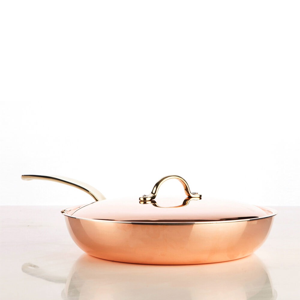 5400-18-copper-frying-pan-with-lid-18-cm-smooth-finish-square
