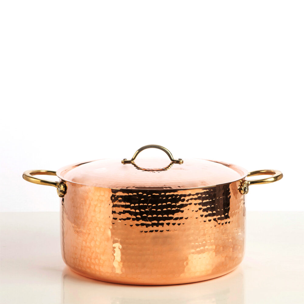 5400-30-copper-pot-with-lid-hammered-finish-square