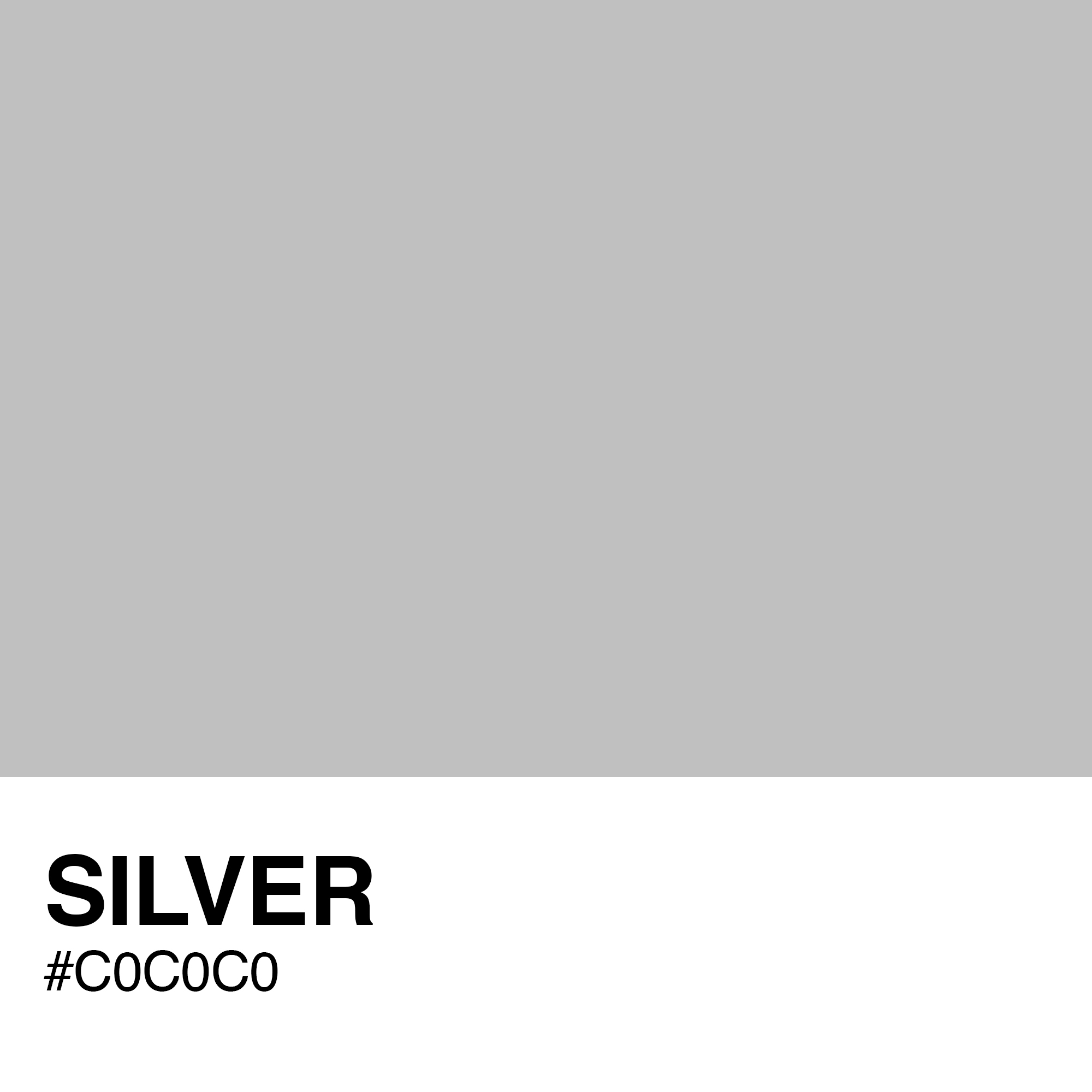 C0C0C0-SILVER