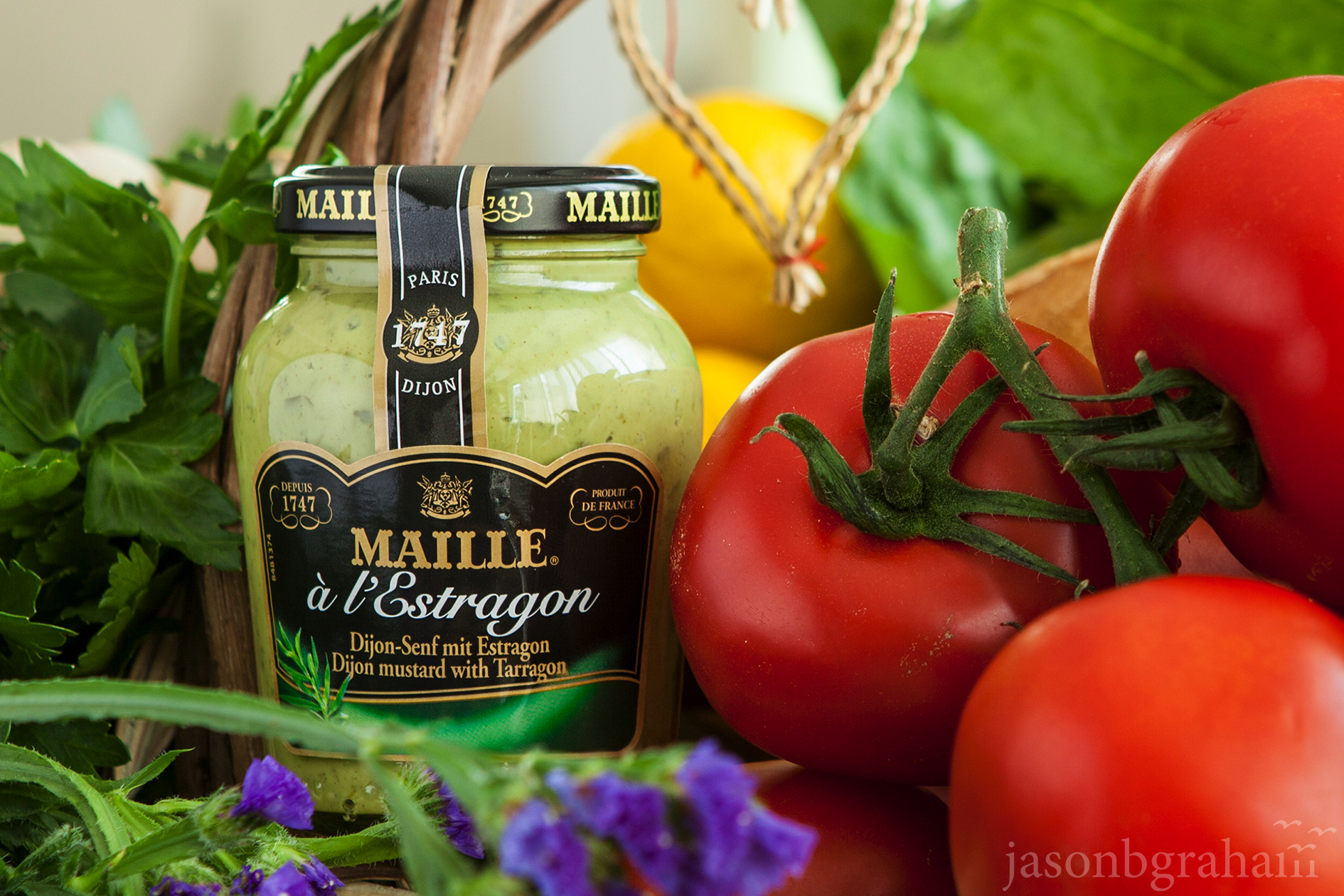 maille-estragon-with-tomatoes