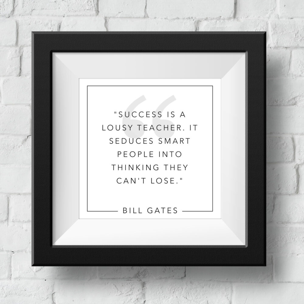 success-bill-gates-framed