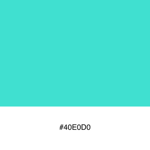 color-swatch-40e0d0