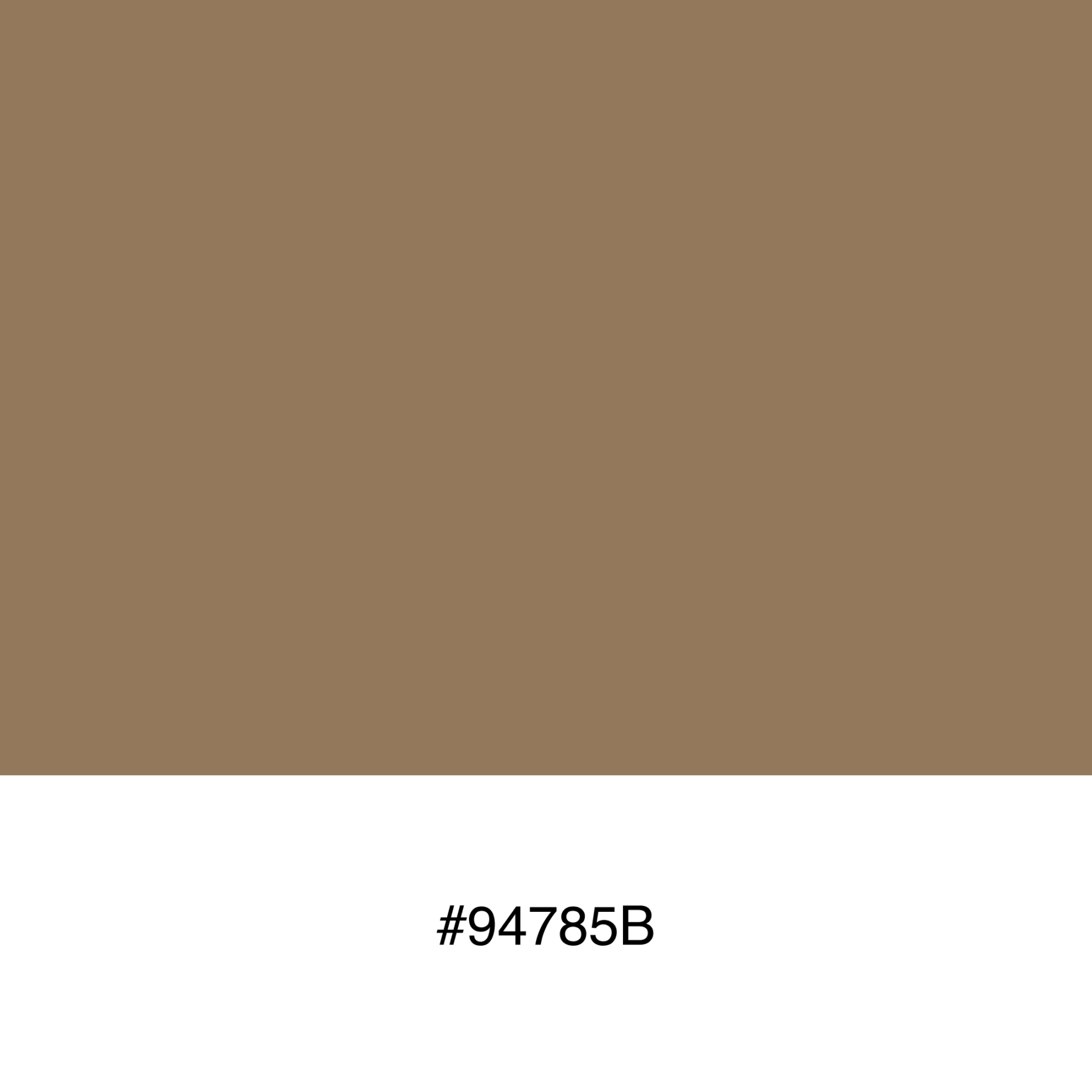 Free Color Swatch #94785b