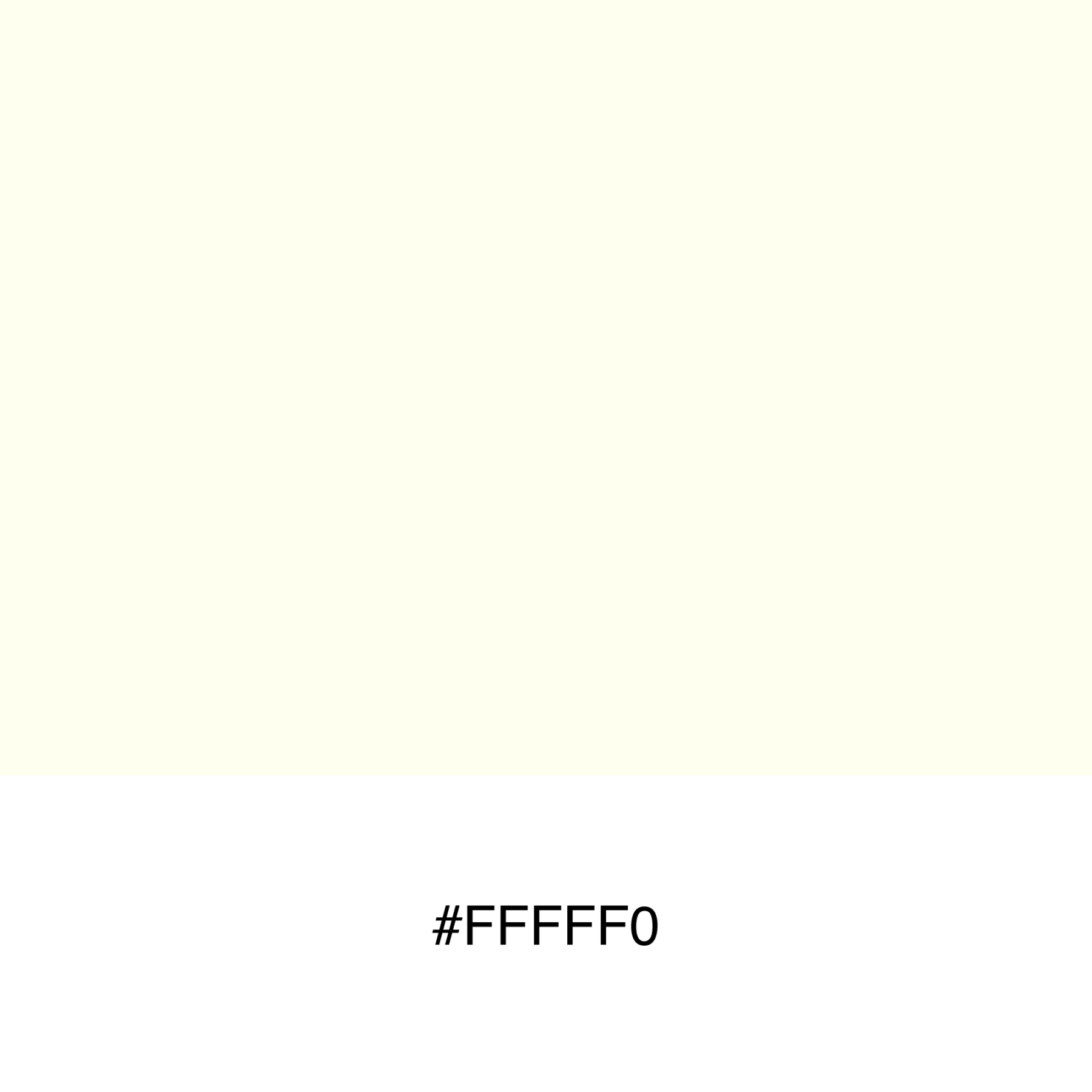 color-swatch-fffff0