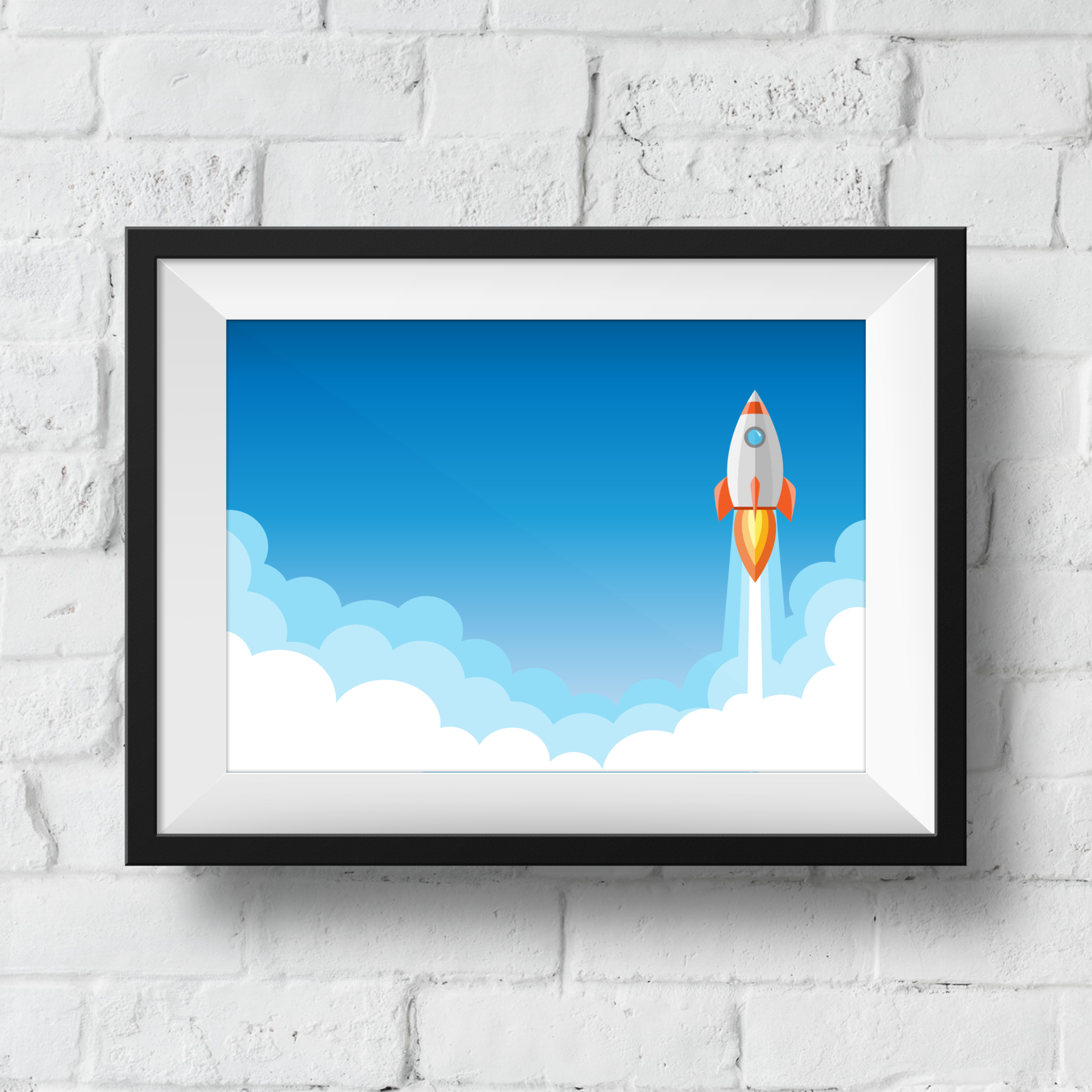 rocket-launch-framed