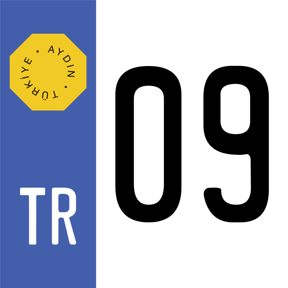 turkish-license-plate-09-aydin-province